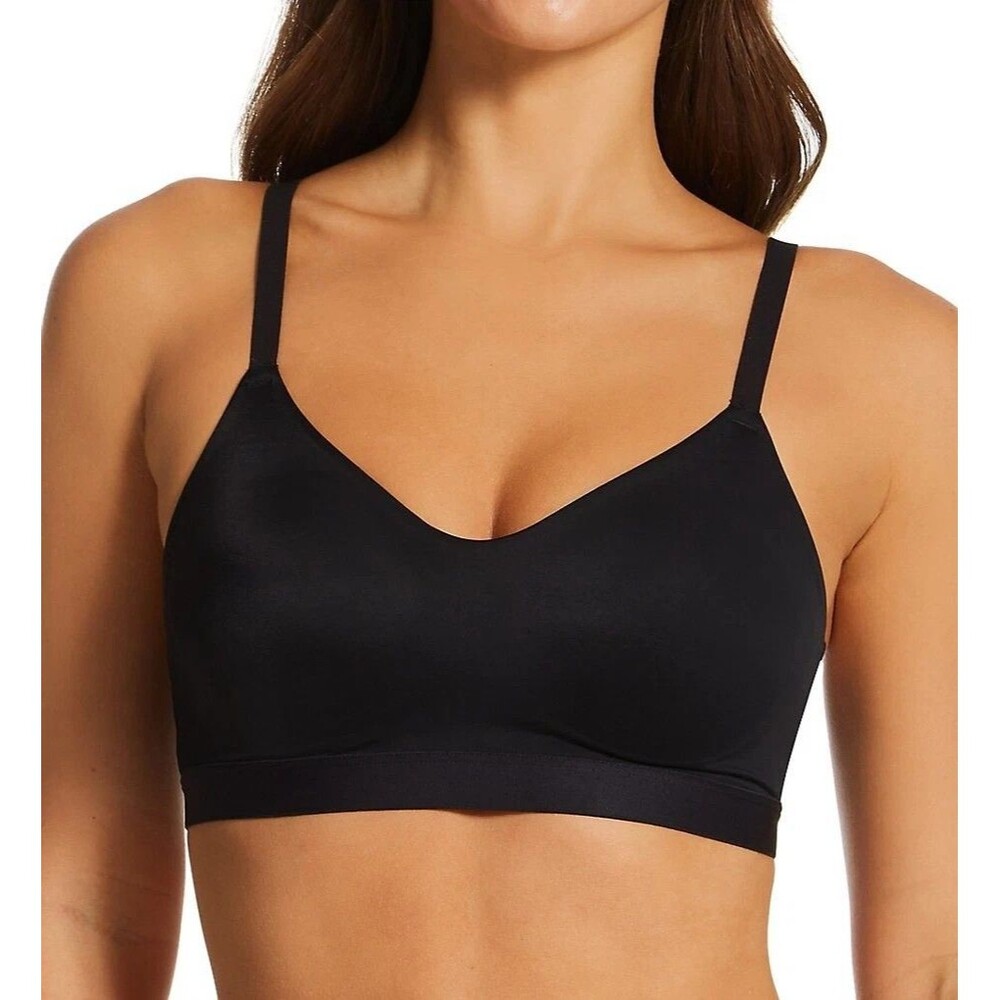 Warners Bra Small Black Cloud 9 Wireless Lightly Lined Smooth Invisible RN1041A